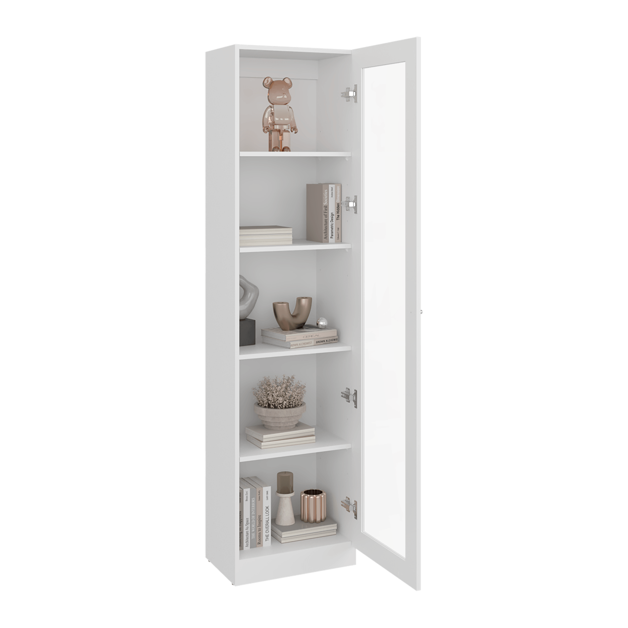 Vitrina Home E6 180X45X31 RTA Blanco Mqz ZF - Imagen 1