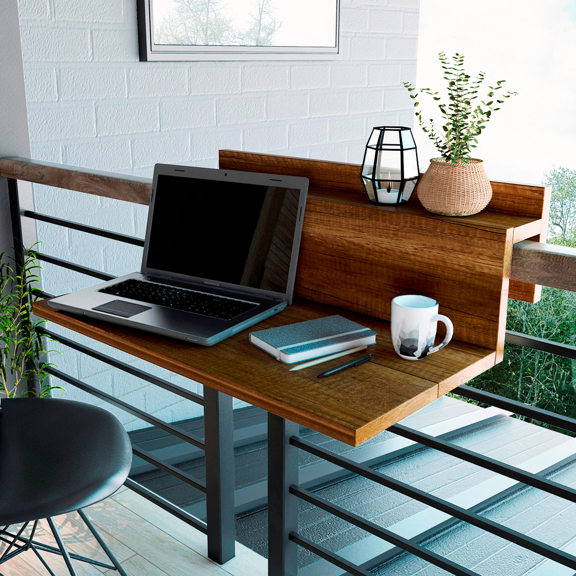 Escritorio Terraza office 1 RTA Caramelo - Imagen 2