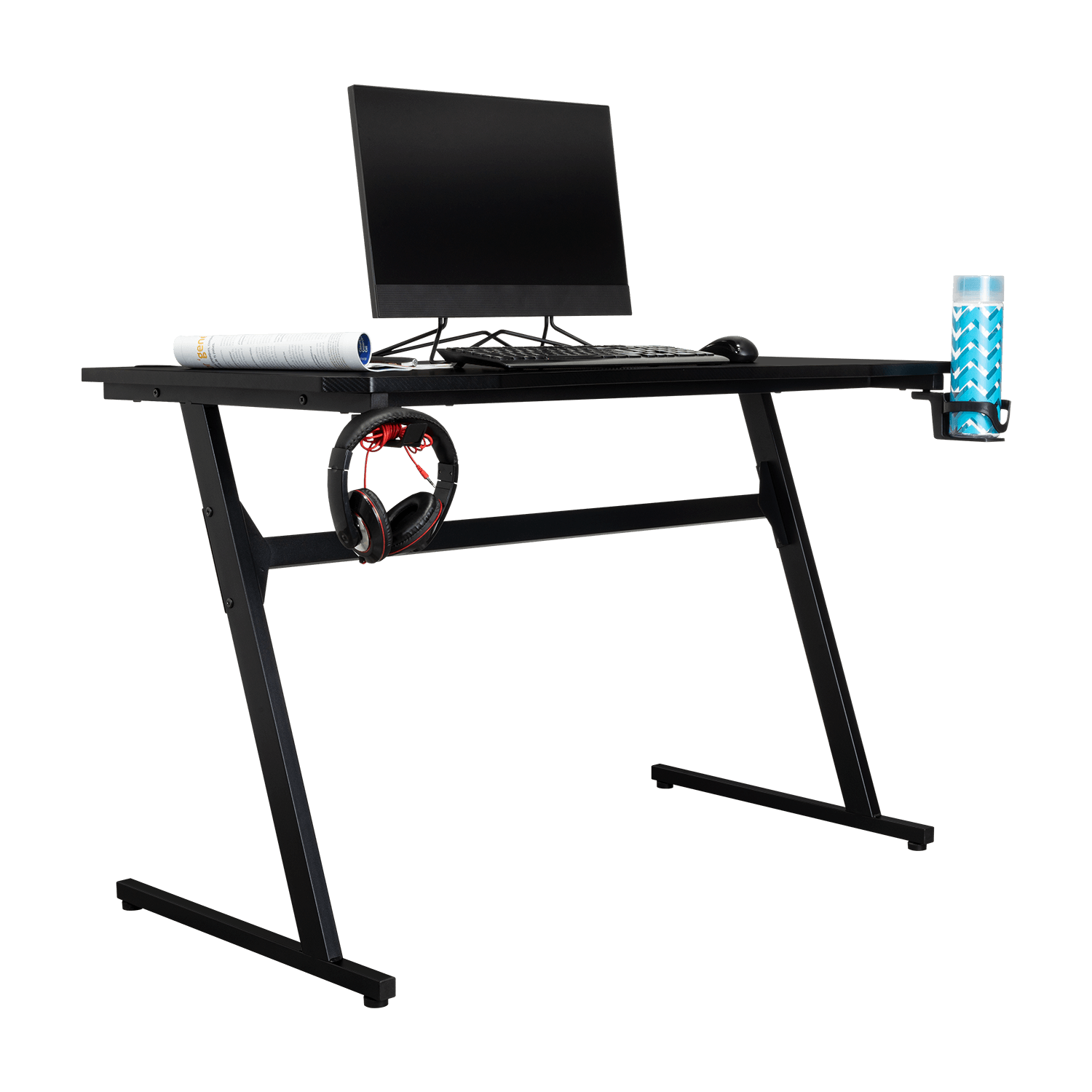 Escrotorio Gamer Racer 120X60X75 RTA Negro - Imagen 4