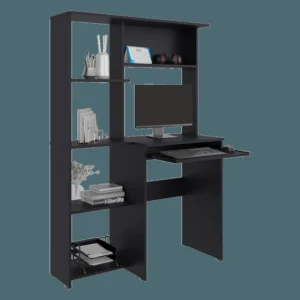 Centro de Computo con Biblioteca Alden Eco 150X100X40 RTA Wengue