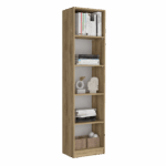 Estante Home E2 5 Espacios 180 X 45 RTA Macadamia Blanco