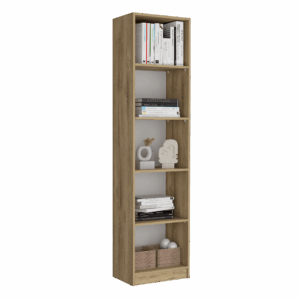 Estante Home E2 5 Espacios 180 X 45 RTA Macadamia Blanco