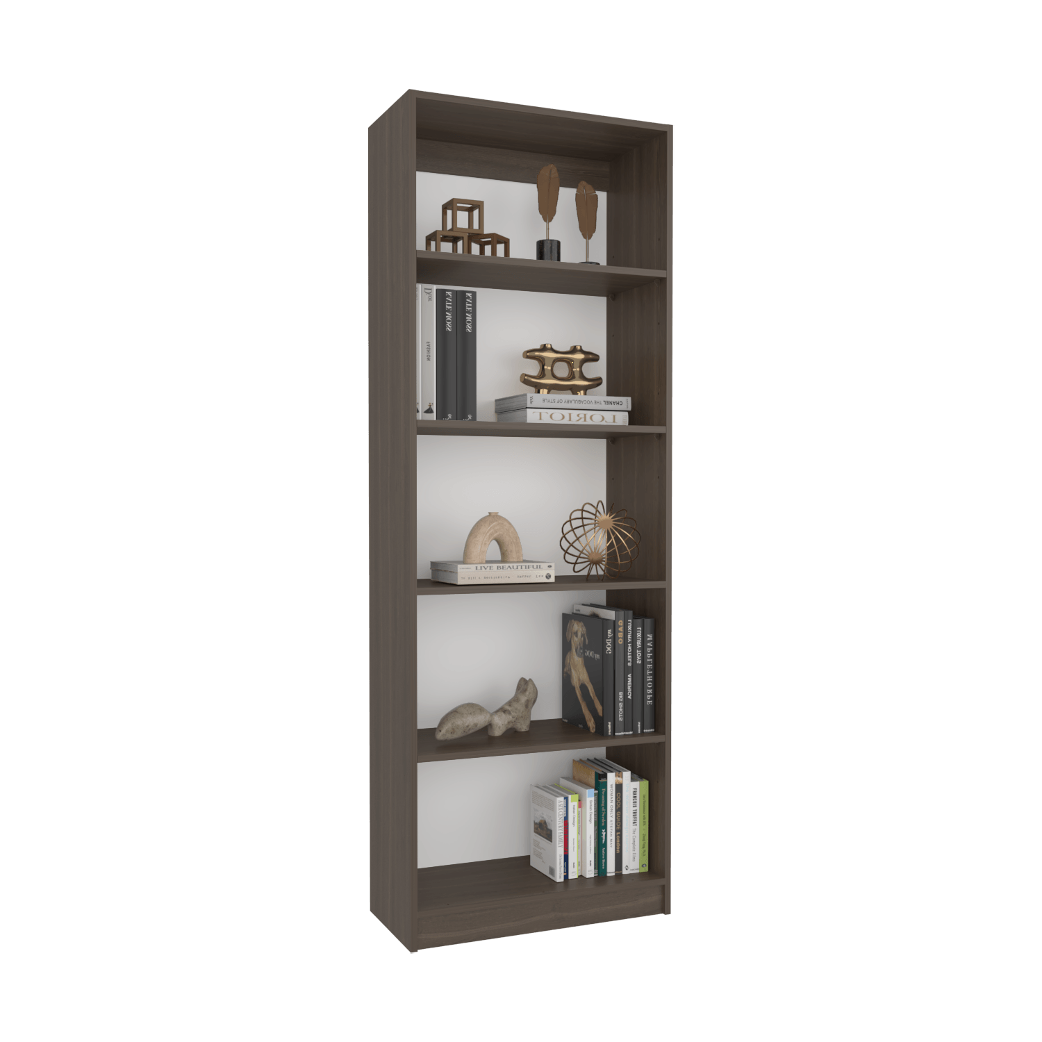 Estante Home E3 5 Espacios 180X62x29 RTA Milan Blanco - Imagen 1