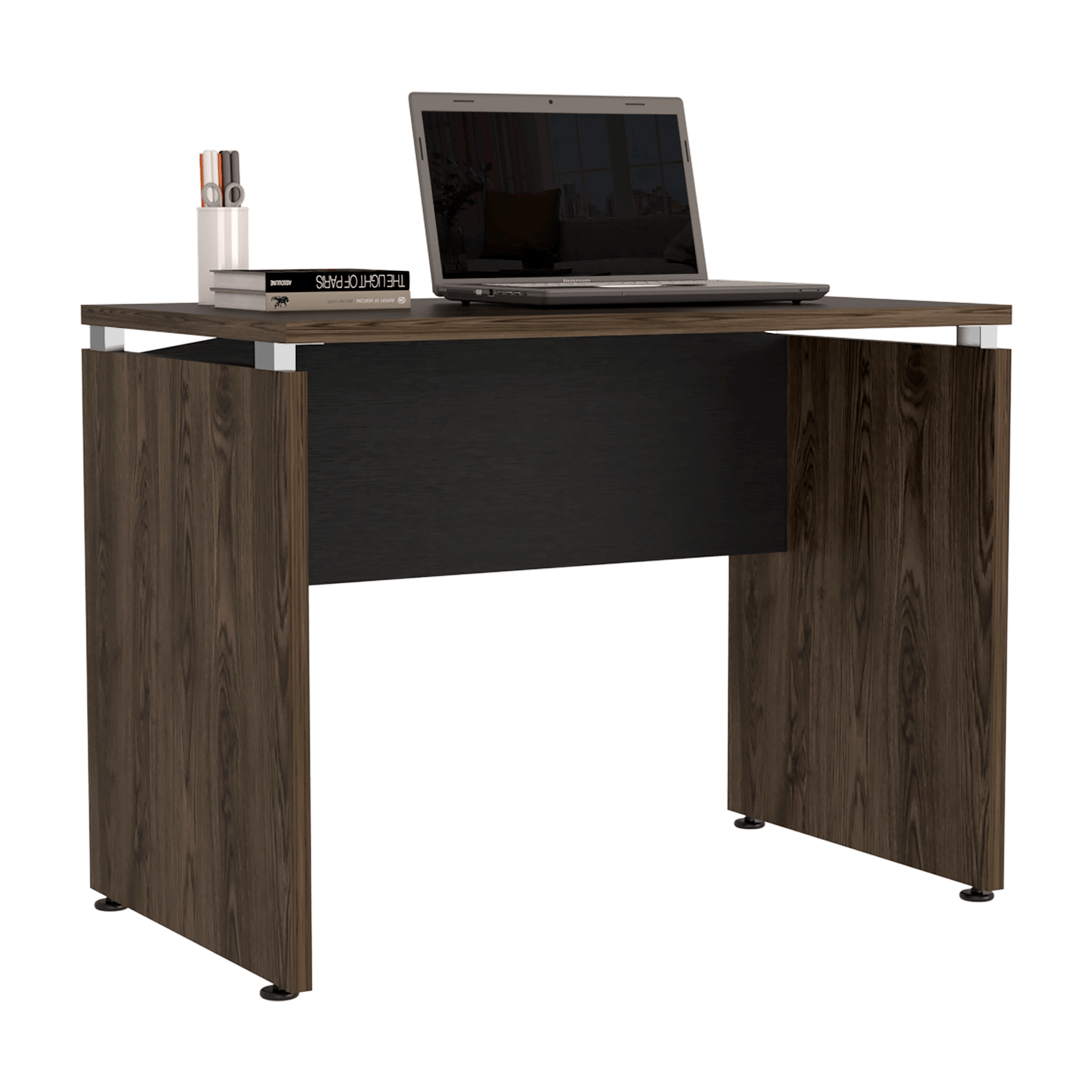 Mesa Escritorio Home Office M100X75X60 RTA Wengue Milan - Imagen 1