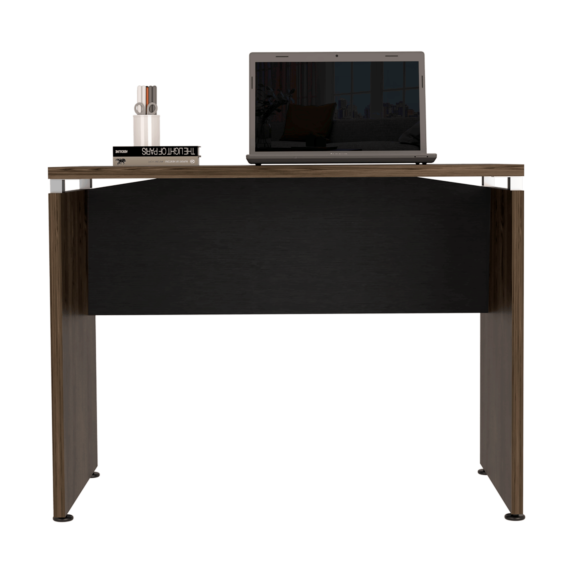 Mesa Escritorio Home Office M100X75X60 RTA Wengue Milan - Imagen 3