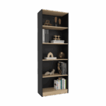 Estante Home E3 5 Espacios 180X628X29 RTA Wengue Fresno