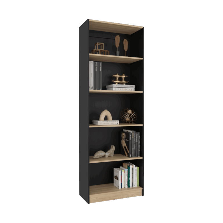 Estante Home E3 5 Espacios 180X628X29 RTA Wengue Fresno