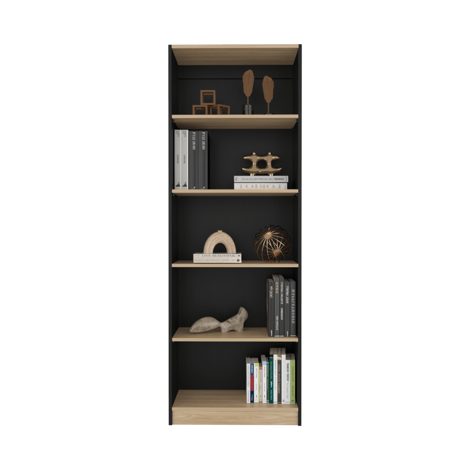 Estante Home E3 5 Espacios 180X628X29 RTA Wengue Fresno - Imagen 3