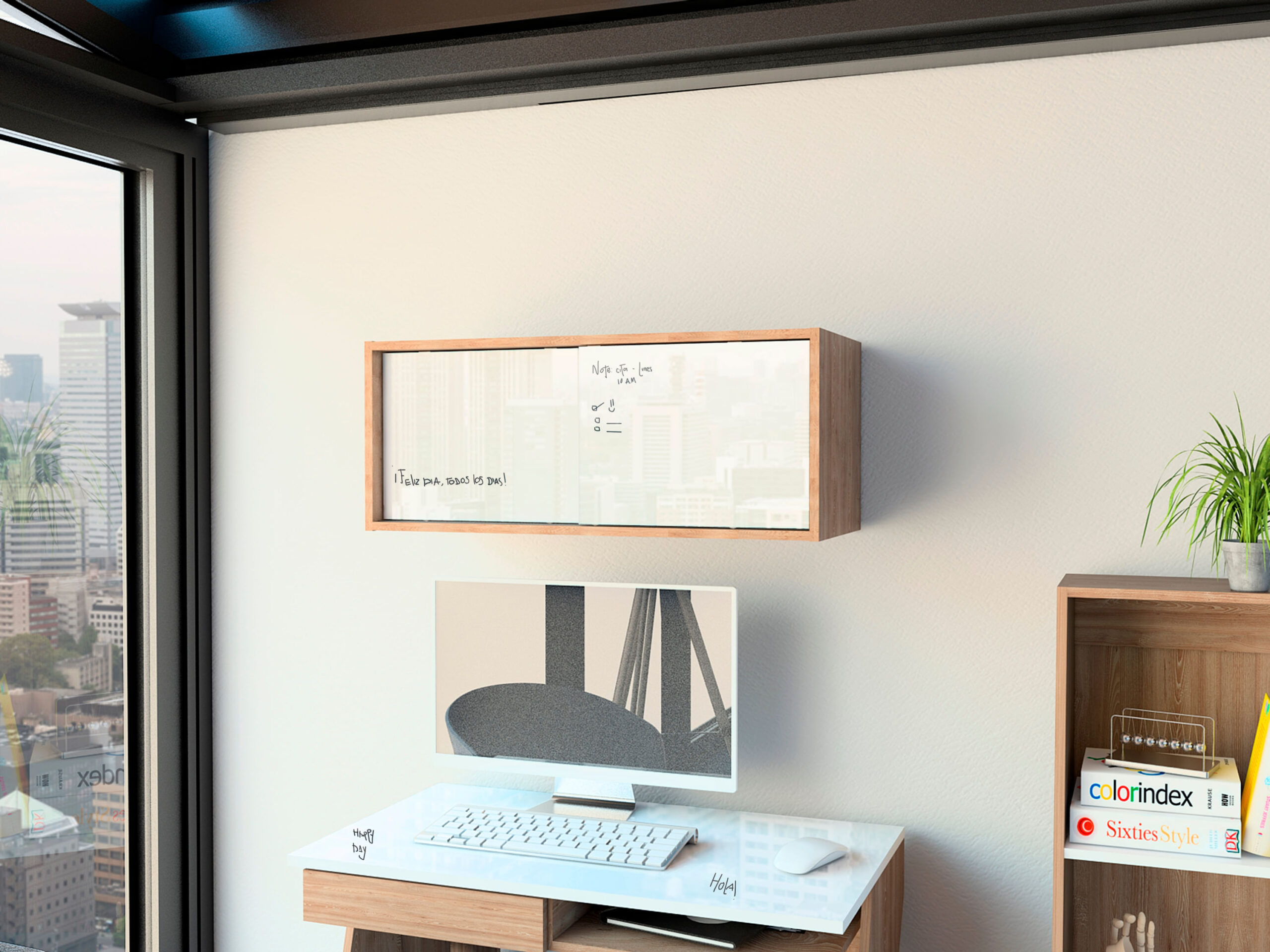 Gabinete Note RTA Miel + Blanco HG - Imagen 5