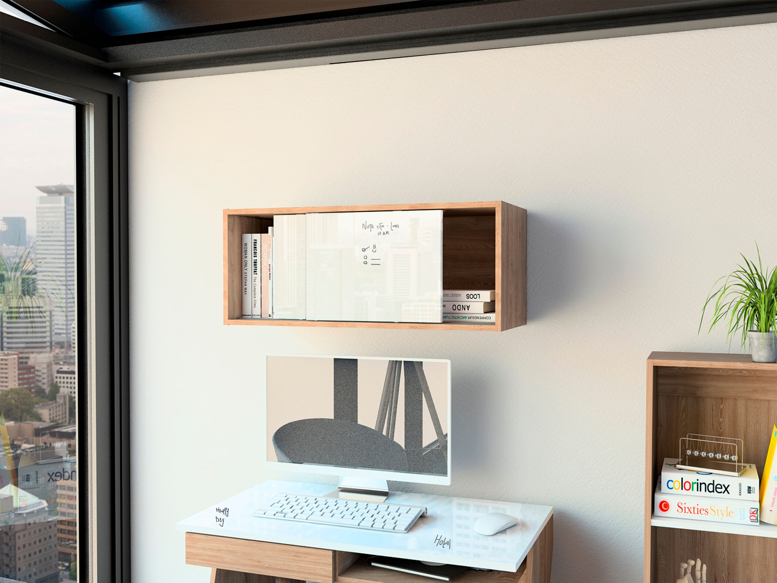 Gabinete Note RTA Miel + Blanco HG - Imagen 4