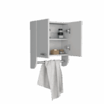 Gabinete Organizador Baño Colgador 50X45X14 RTA Blanco ZF