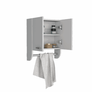 Gabinete Organizador Baño Colgador 50X45X14 RTA Blanco ZF