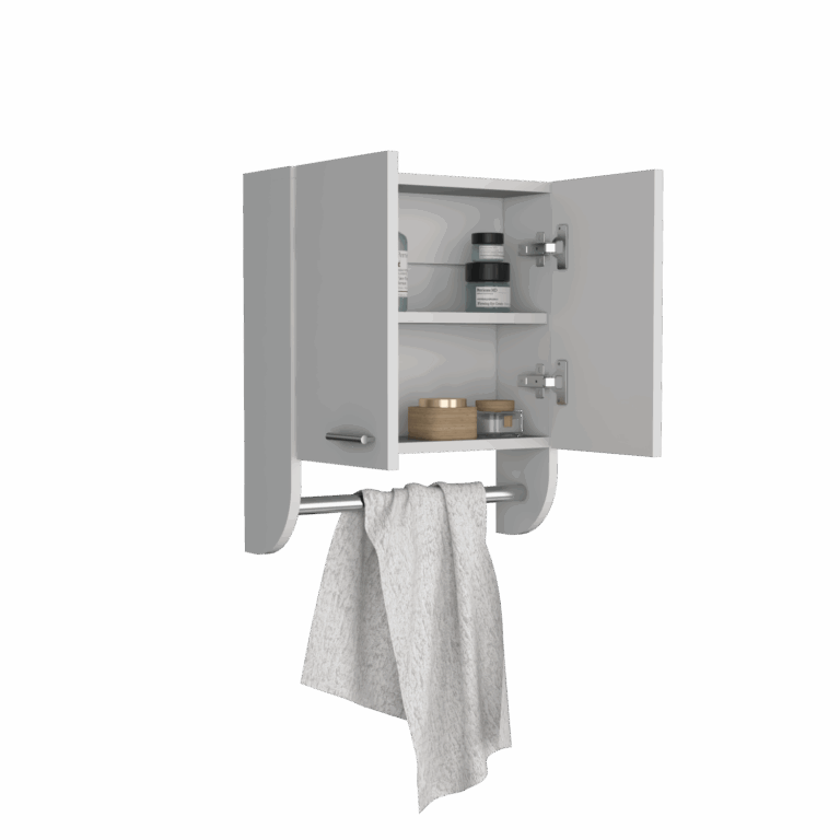 Gabinete Organizador Baño Colgador 50X45X14 RTA Blanco ZF