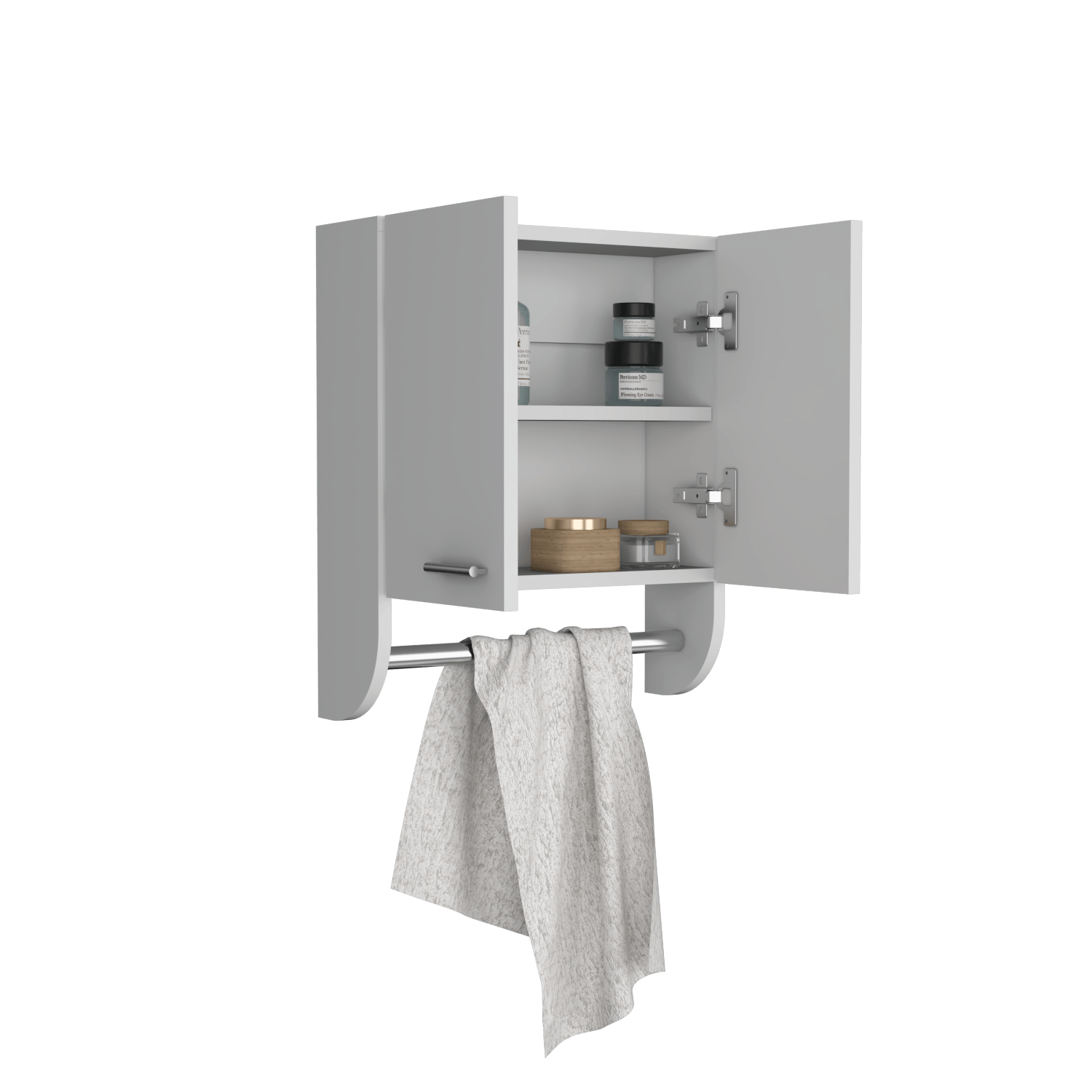 Gabinete Organizador Baño Colgador 50X45X14 RTA Blanco ZF - Imagen 1