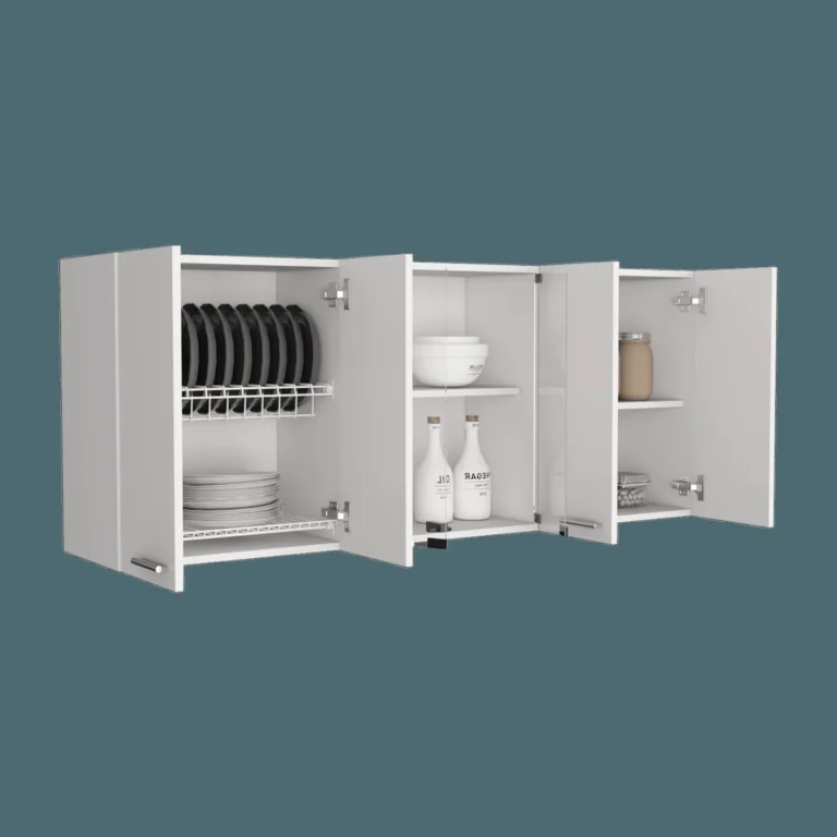 Gabinete Superior 150 Vidrio 60X150X31 RTA Blanco