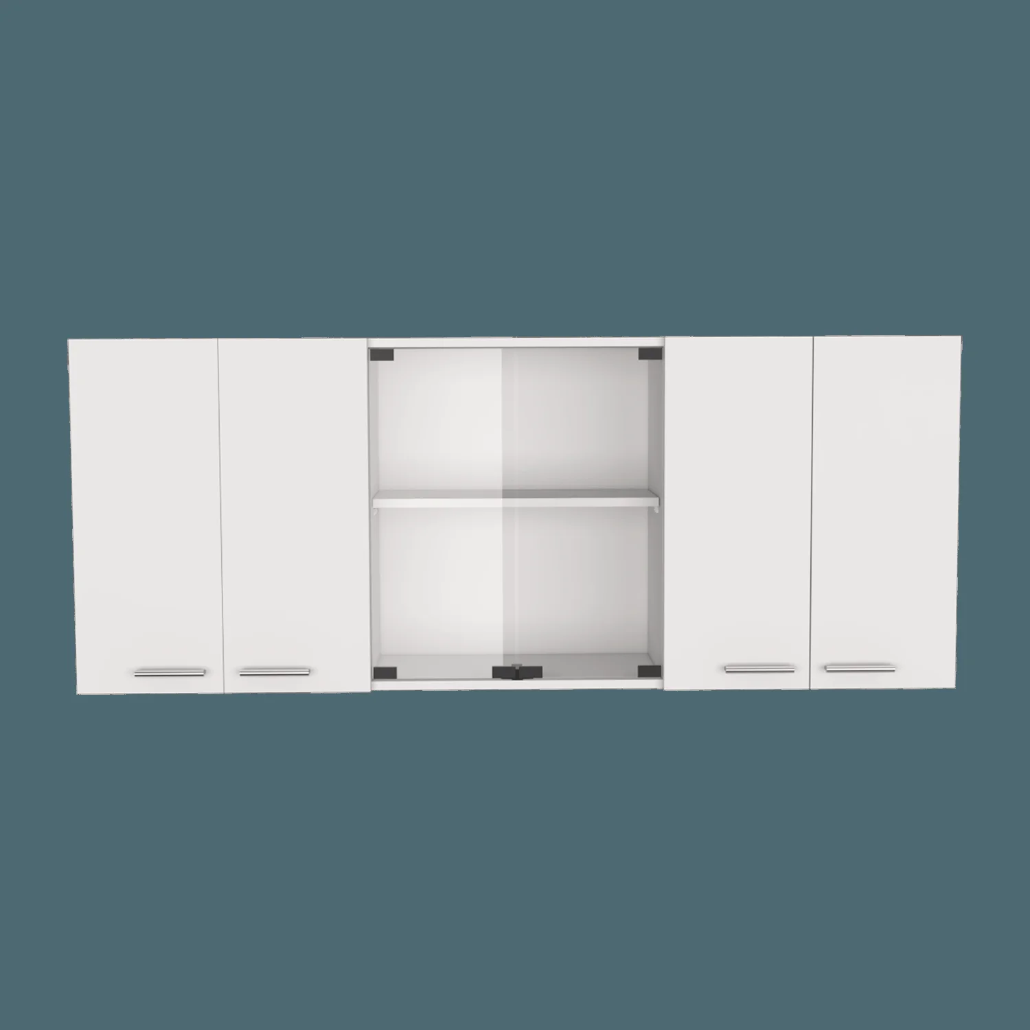 Gabinete Superior 150 Vidrio 60X150X31 RTA Blanco - Imagen 5