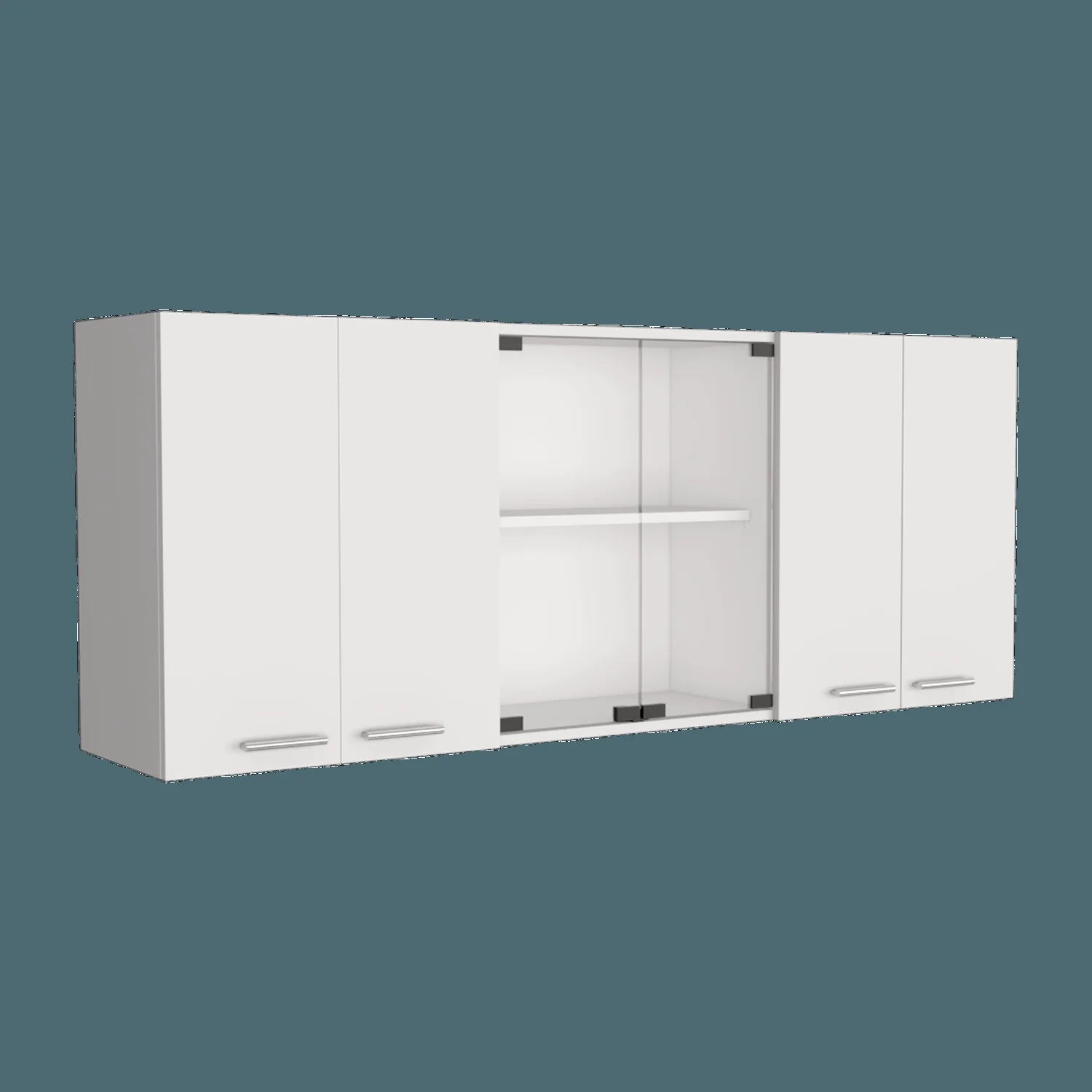 Gabinete Superior 150 Vidrio 60X150X31 RTA Blanco - Imagen 6
