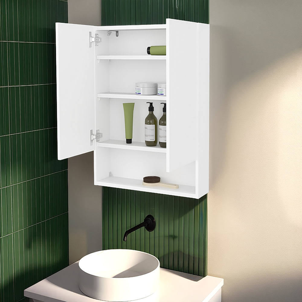 Botiquin Doble Puerta 65X63X14 RTA Blanco ZF - Imagen 2