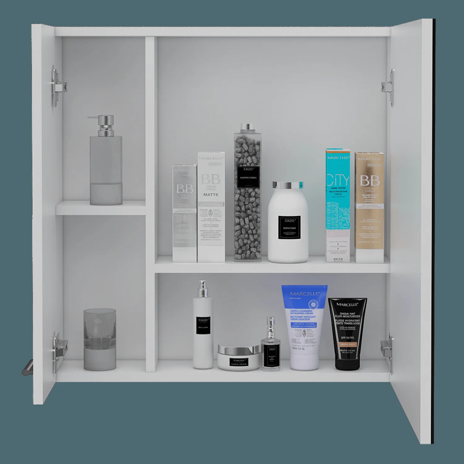 Gabinete De Baño Sines Blanco - Imagen 4