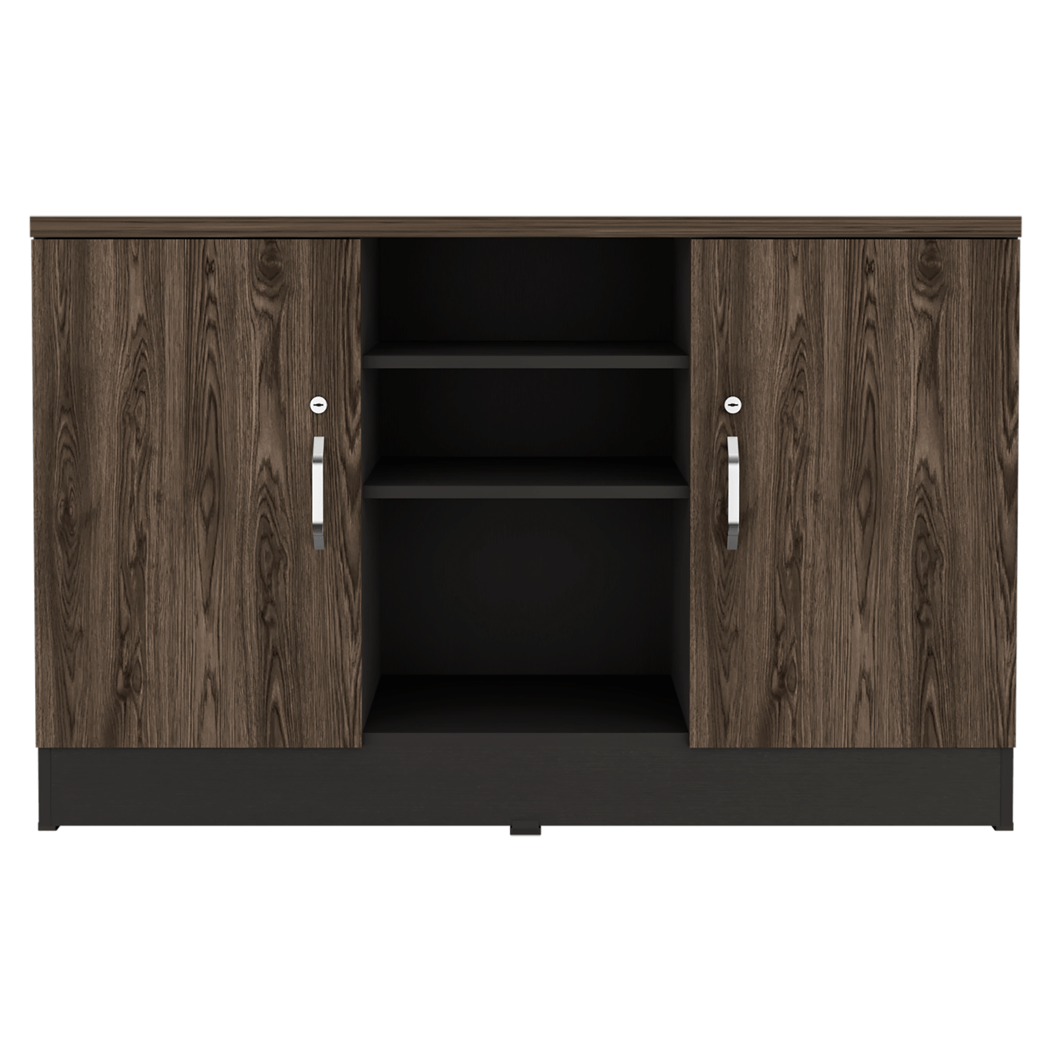Gabinete home office 2 puertas RTA Milan Wengue - Imagen 4