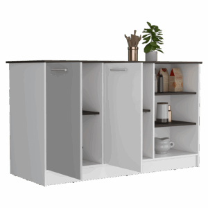 Isla de Cocina 150 RTA Ginger Milan Blanco