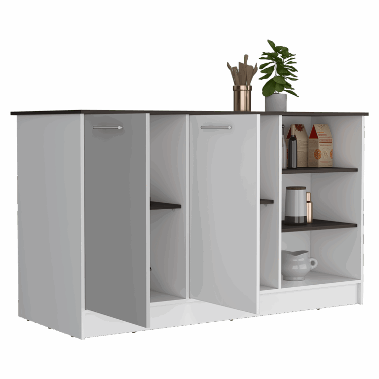 Isla de Cocina 150 RTA Ginger Milan Blanco