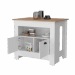 Isla de cocina Arlet 89X103 RTA Blanco Macamia