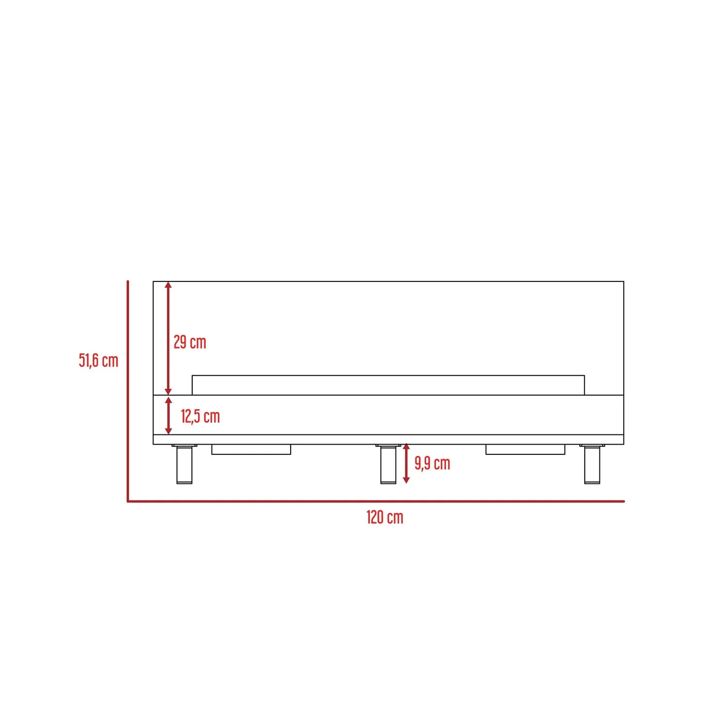 Cama 100 RTA Kaia Miel - Imagen 4