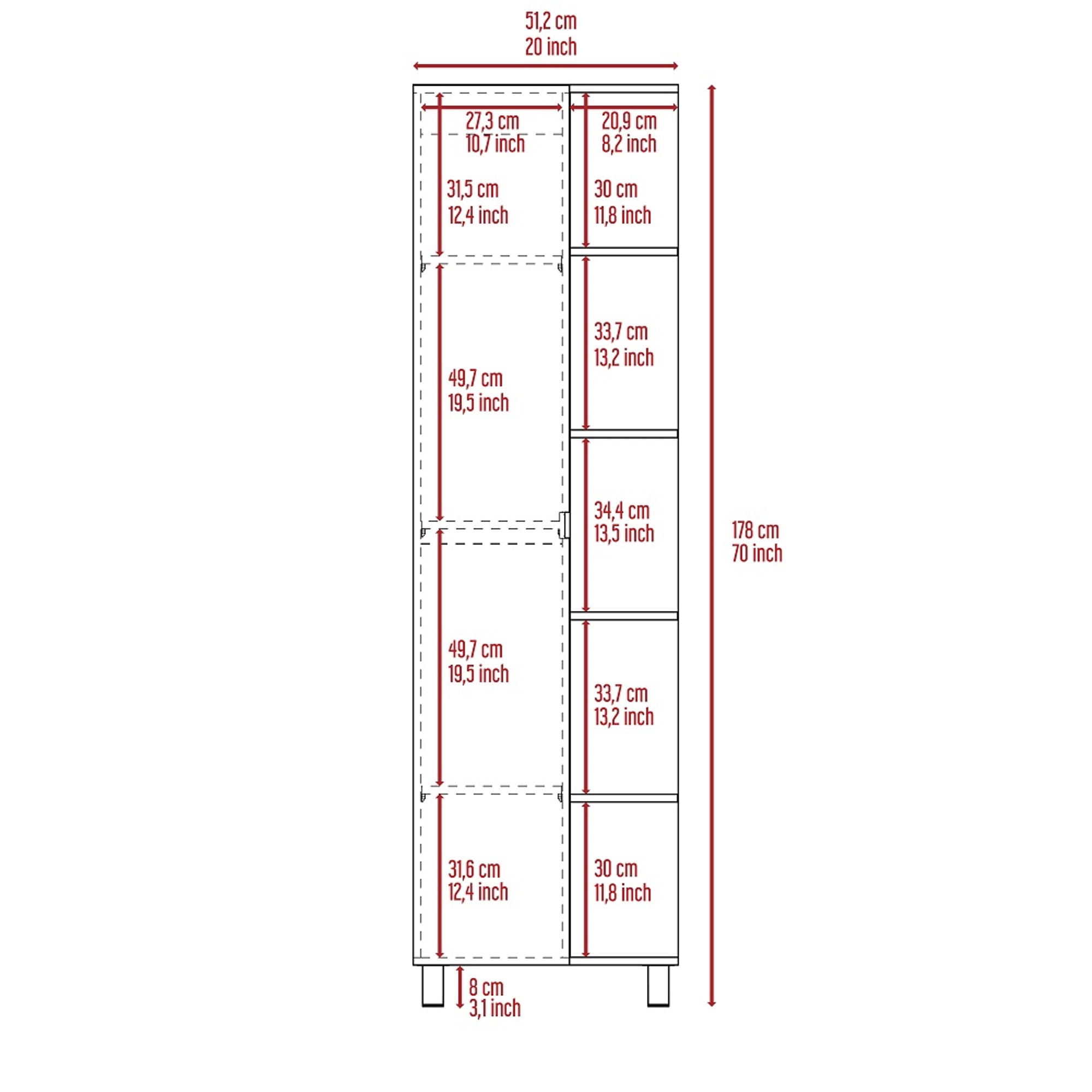 Mueble Esquinero Urano RTA Blanco ZF - Imagen 5