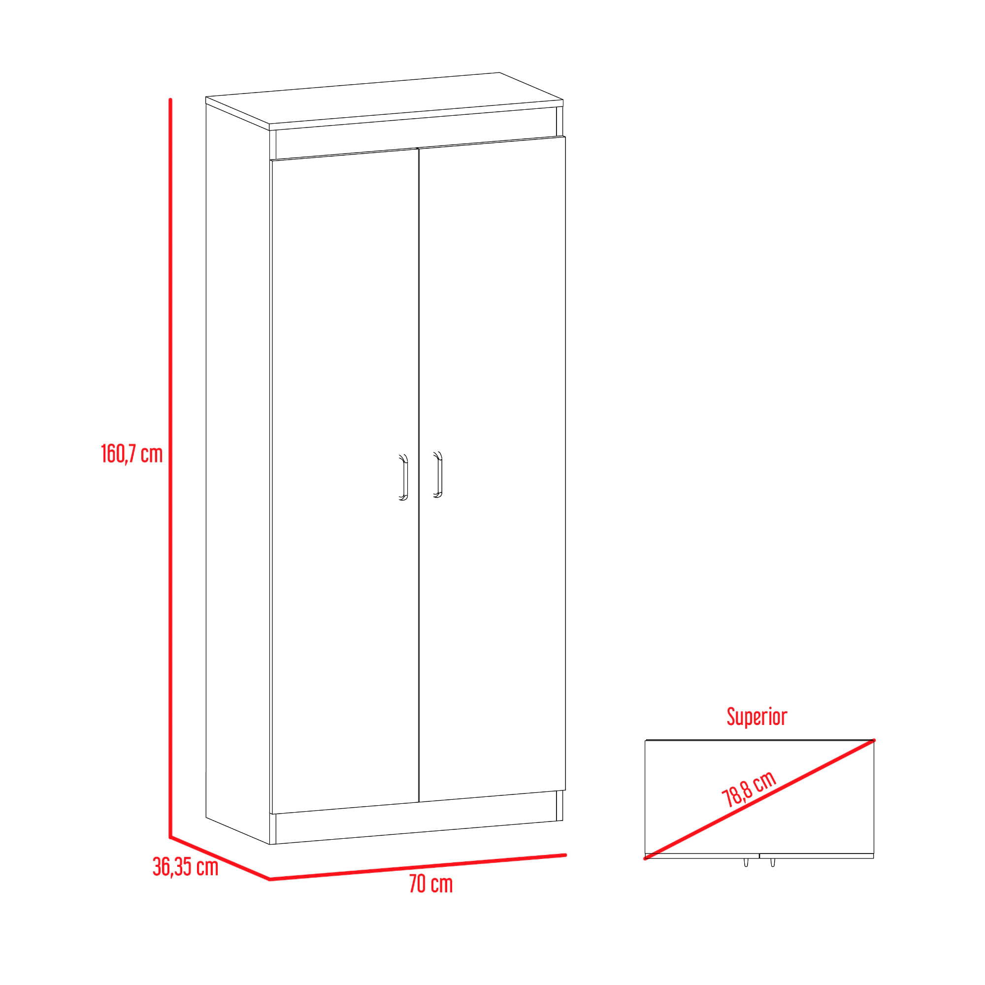 Mueble Alacena Varese RTA Bardolino - Imagen 6