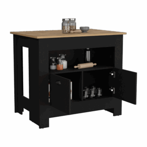 Isla de cocina Arlet 89X103 RTA Wengue Macadamia
