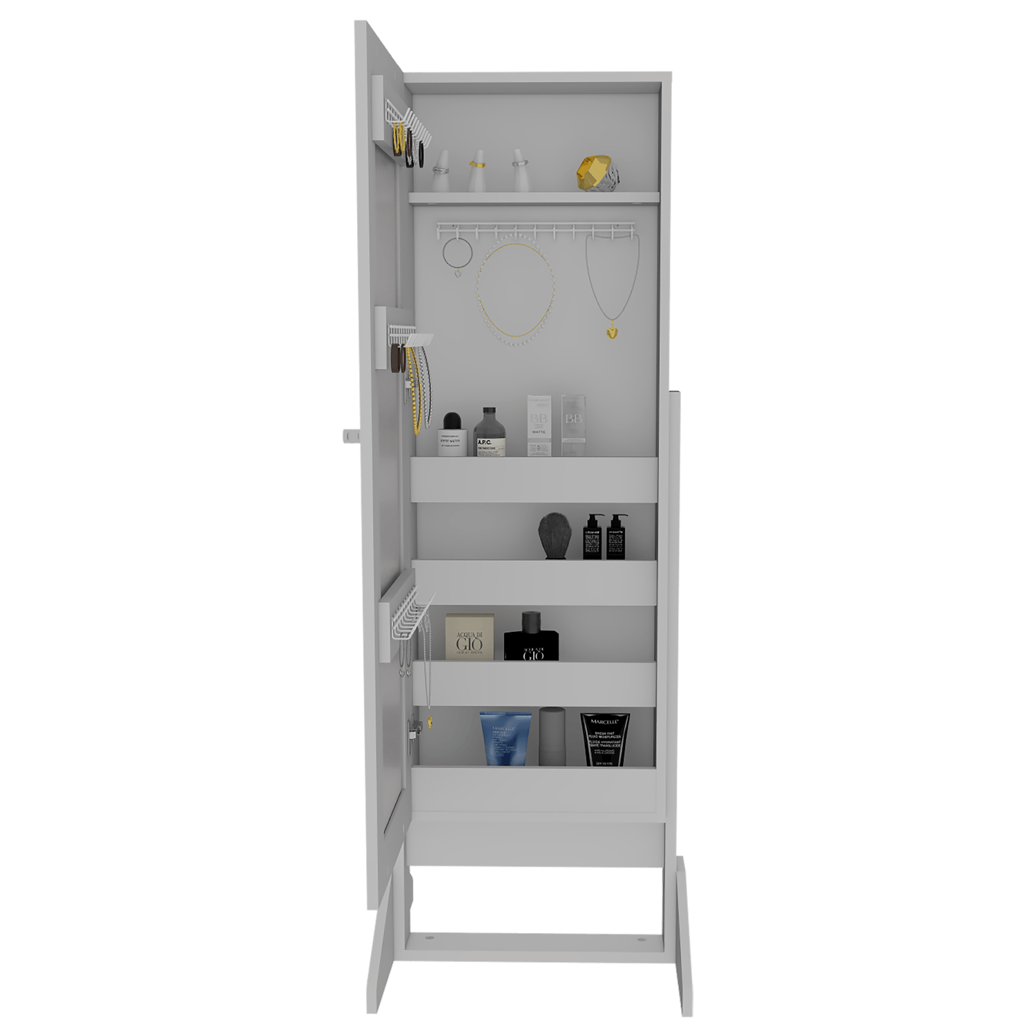 Joyero Prisma 137x48x40 RTA Blanco - Imagen 3