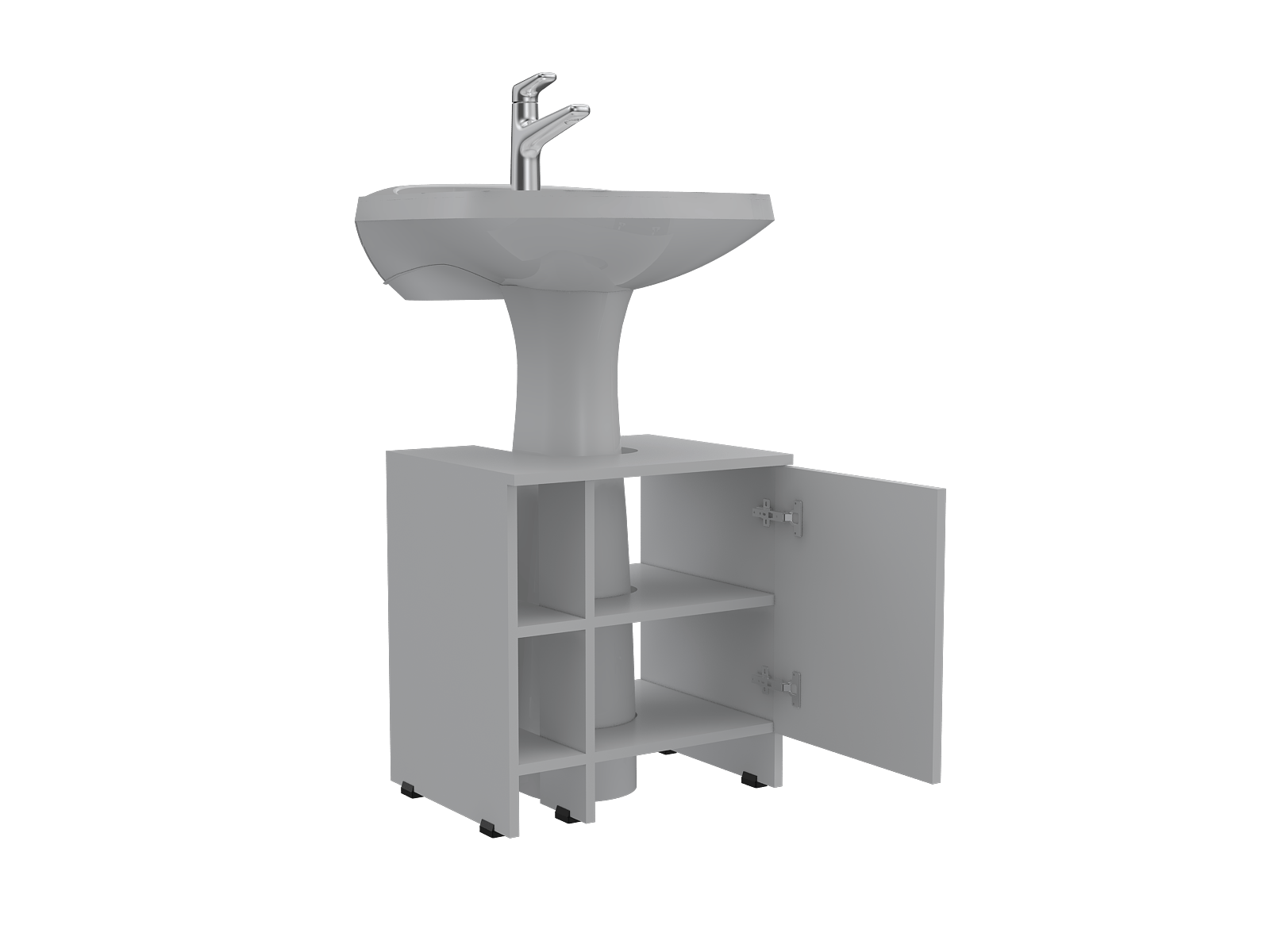 Mueble Basic para Lavamanos RTA Blanco - Imagen 2