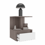 Mesa de Noche Miki 51X40X35 RTA Avellana Blanco