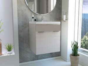 Mueble Baño Elipse Plus 45 Corona Niebla Taupe