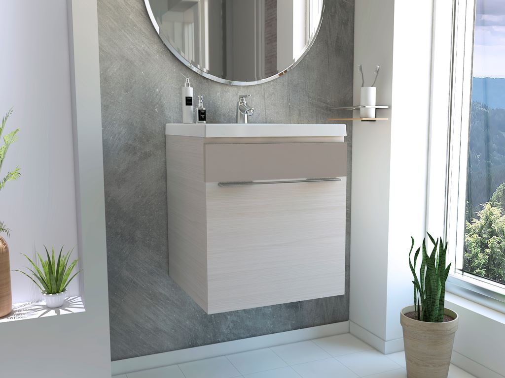 Mueble Baño Elipse Plus 45 Corona Niebla Taupe - Imagen 1