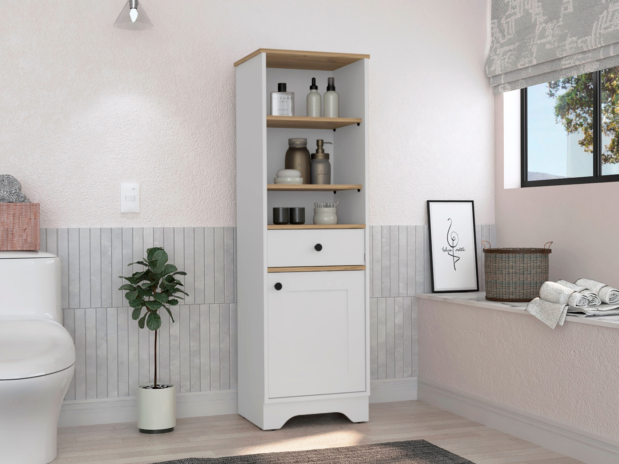 Mueble Organizador de Baño St Cloud RTA Duna + Blanco - Imagen 2