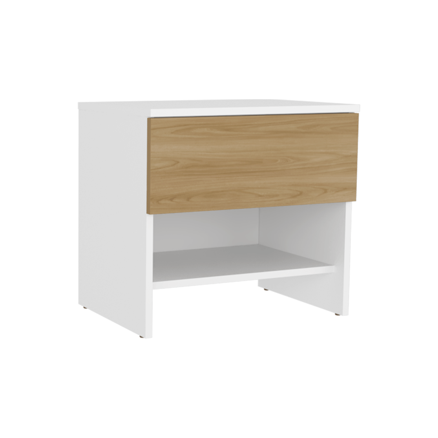 Mesa de noche Dasel 46X50X35 RTA Fresno Blanco - Imagen 4