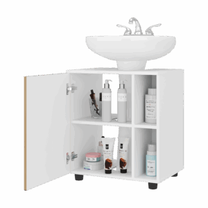 Mueble para Lavamanos Pascuale 62X55X41 RTA Blanco Fresno