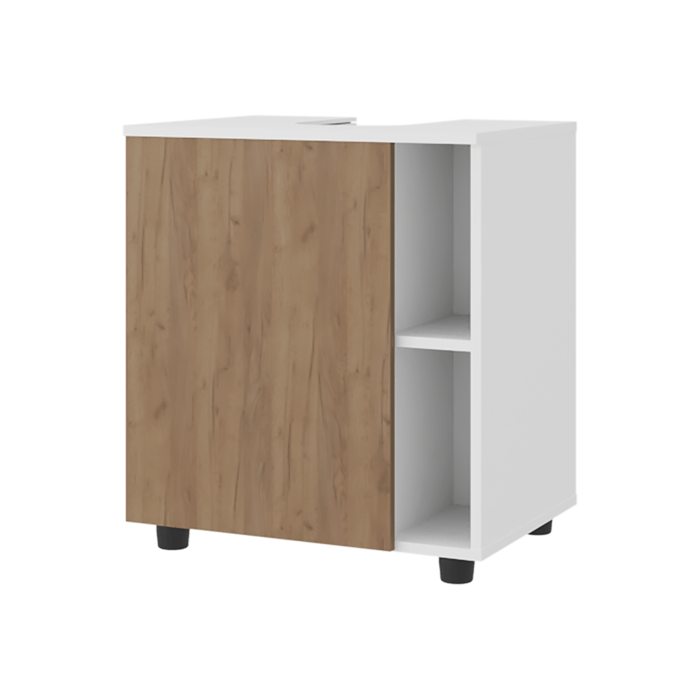 Mueble para Lavamanos Pascuale 62X55X41 RTA Blanco Fresno  ZF - Imagen 7
