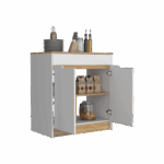 Mueble Inferior Cocina Soler 89X80 RTA Blanco Macadamia