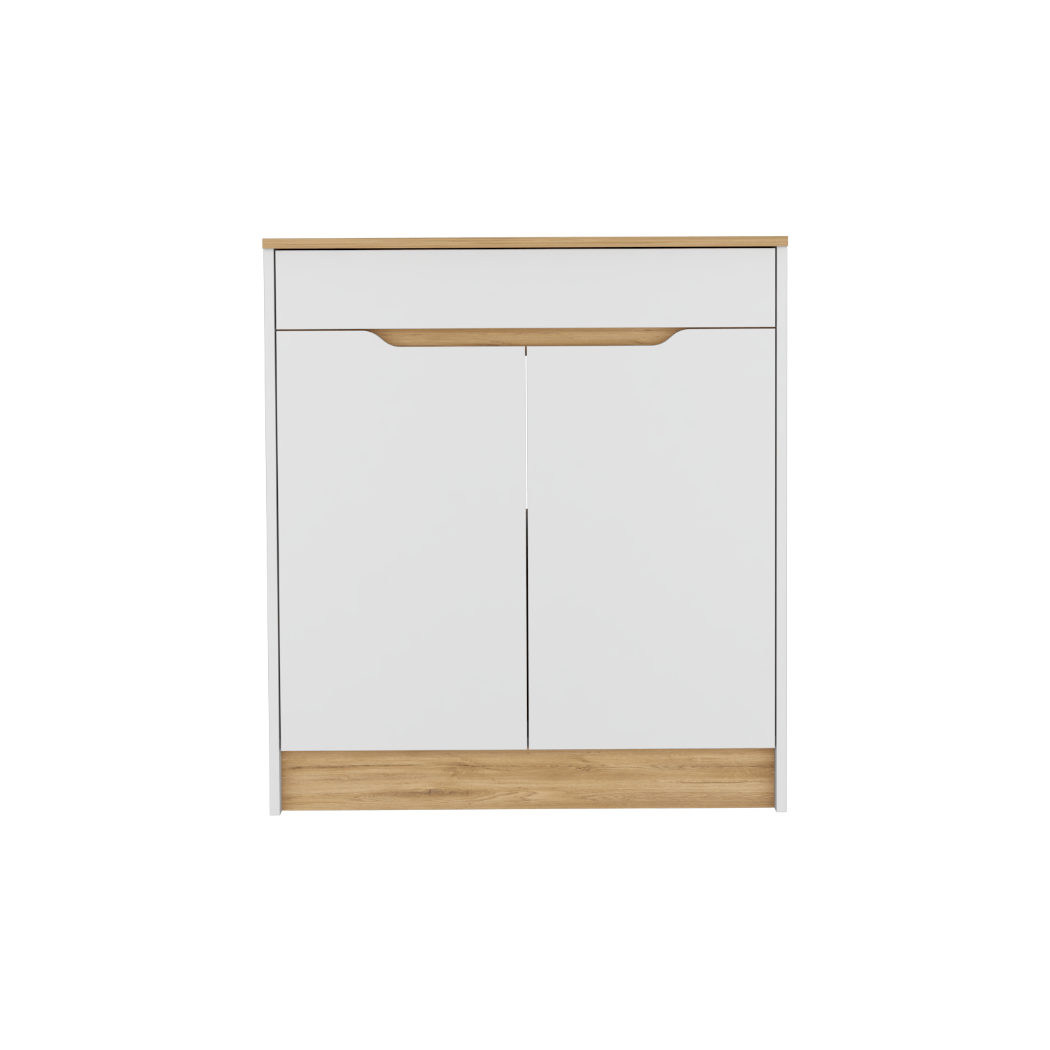 Mueble Inferior Cocina Soler 89X80 RTA Blanco Macadamia - Imagen 4