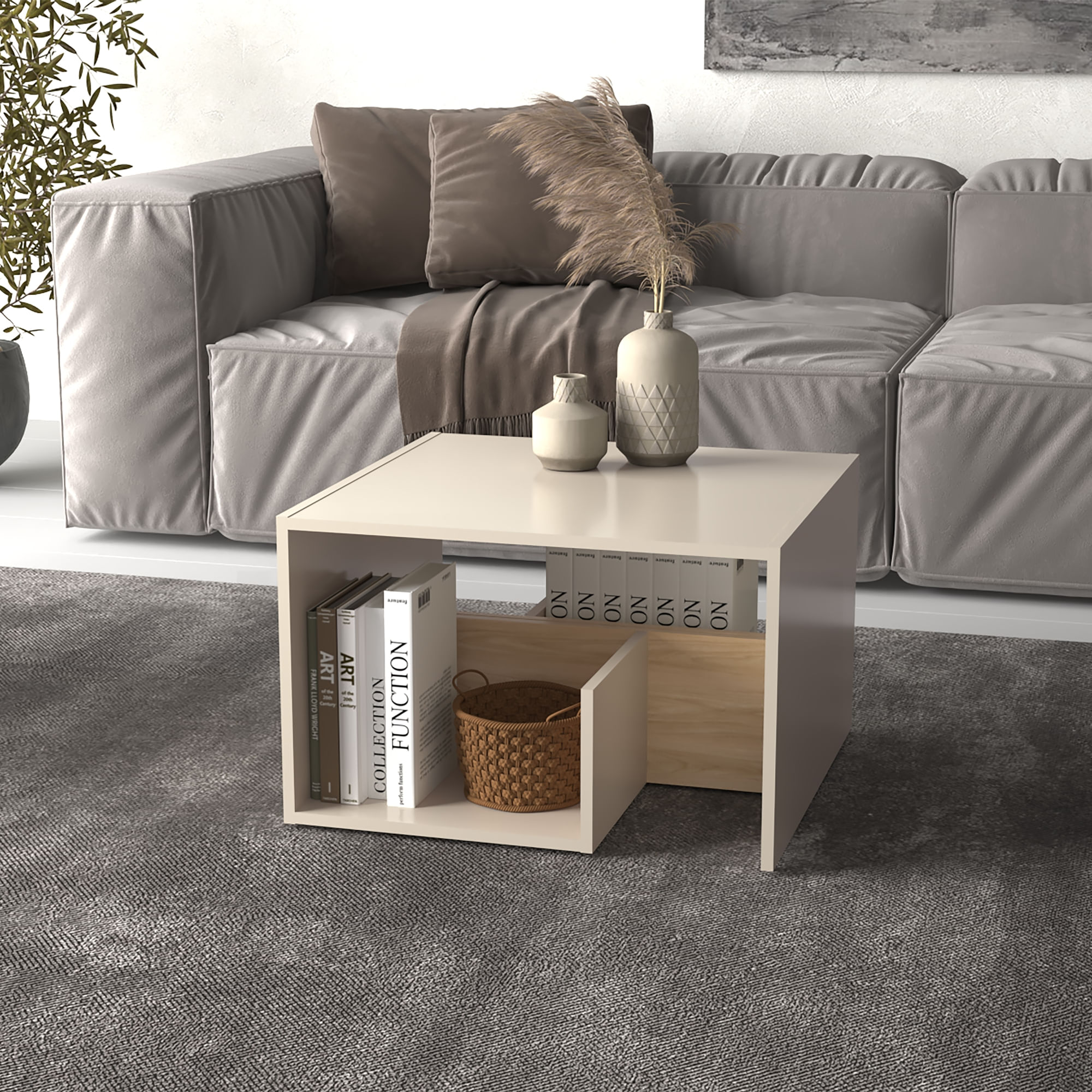 Mesa Auxiliar Adel 63X39X30 RTA Capri Fresno Eu ZF - Imagen 5