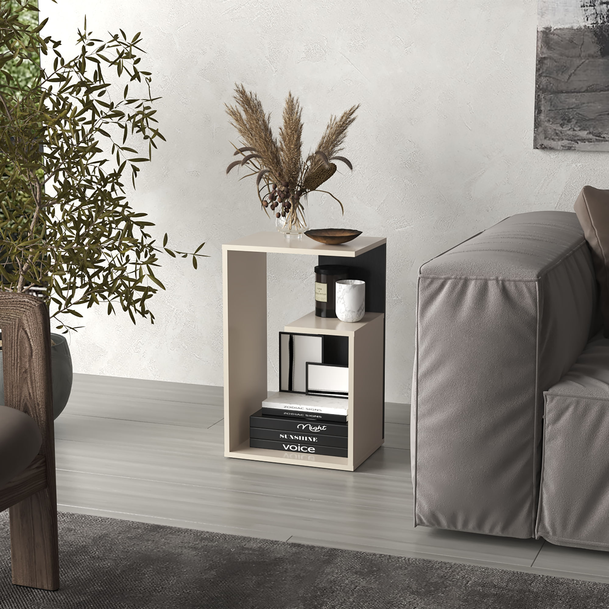 Mesa Auxiliar Adel 63X39X30 RTA Capri Wengue ZF - Imagen 2