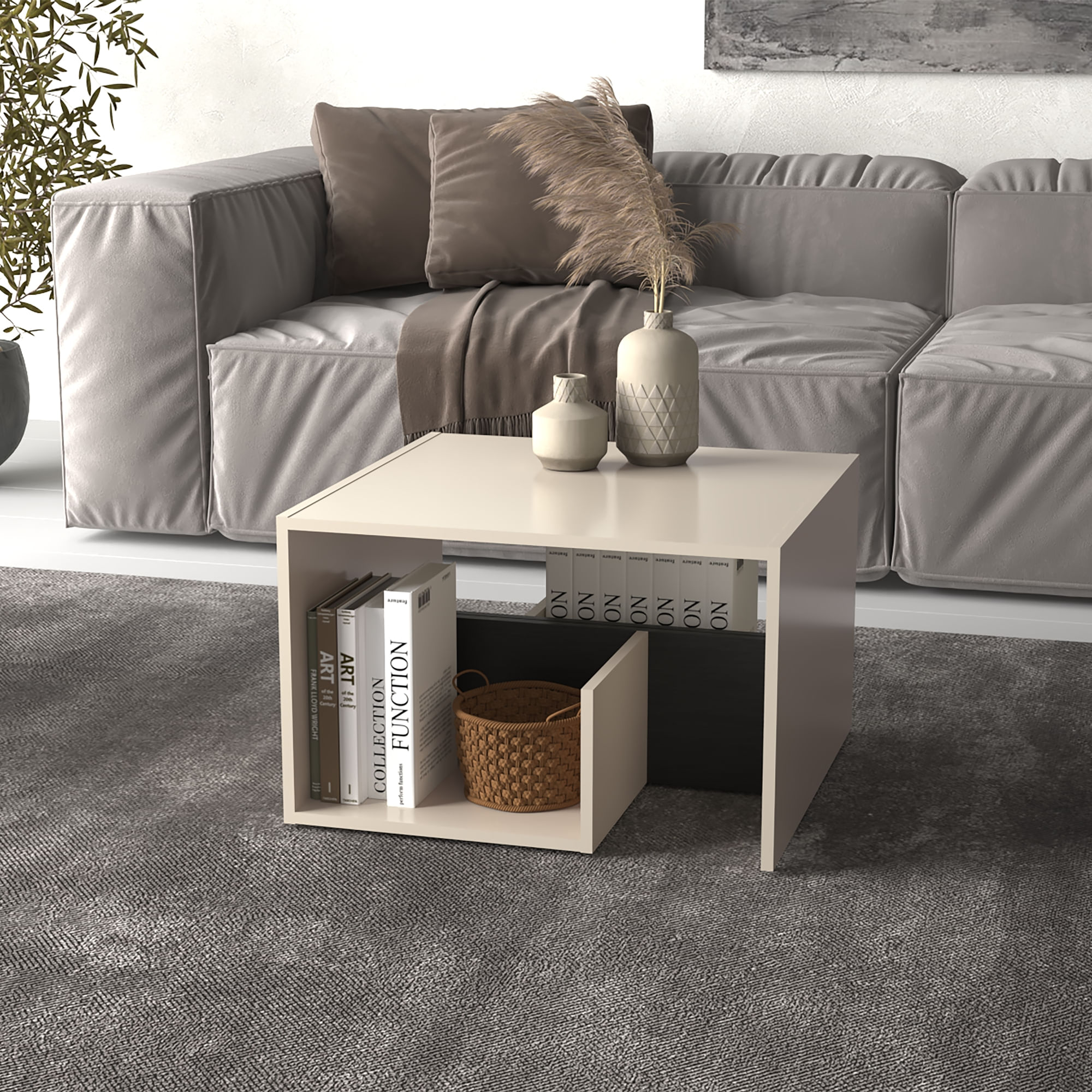 Mesa Auxiliar Adel 63X39X30 RTA Capri Wengue ZF - Imagen 5