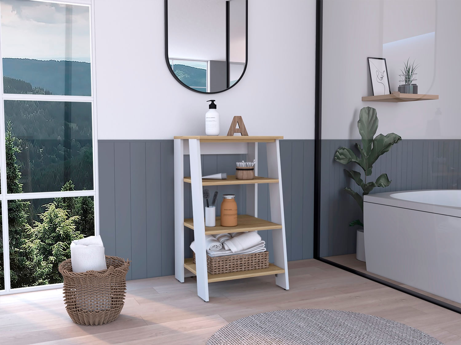 Mueble Optimizador 3 Bath Bi Color RTA Duna bLanco - Imagen 3