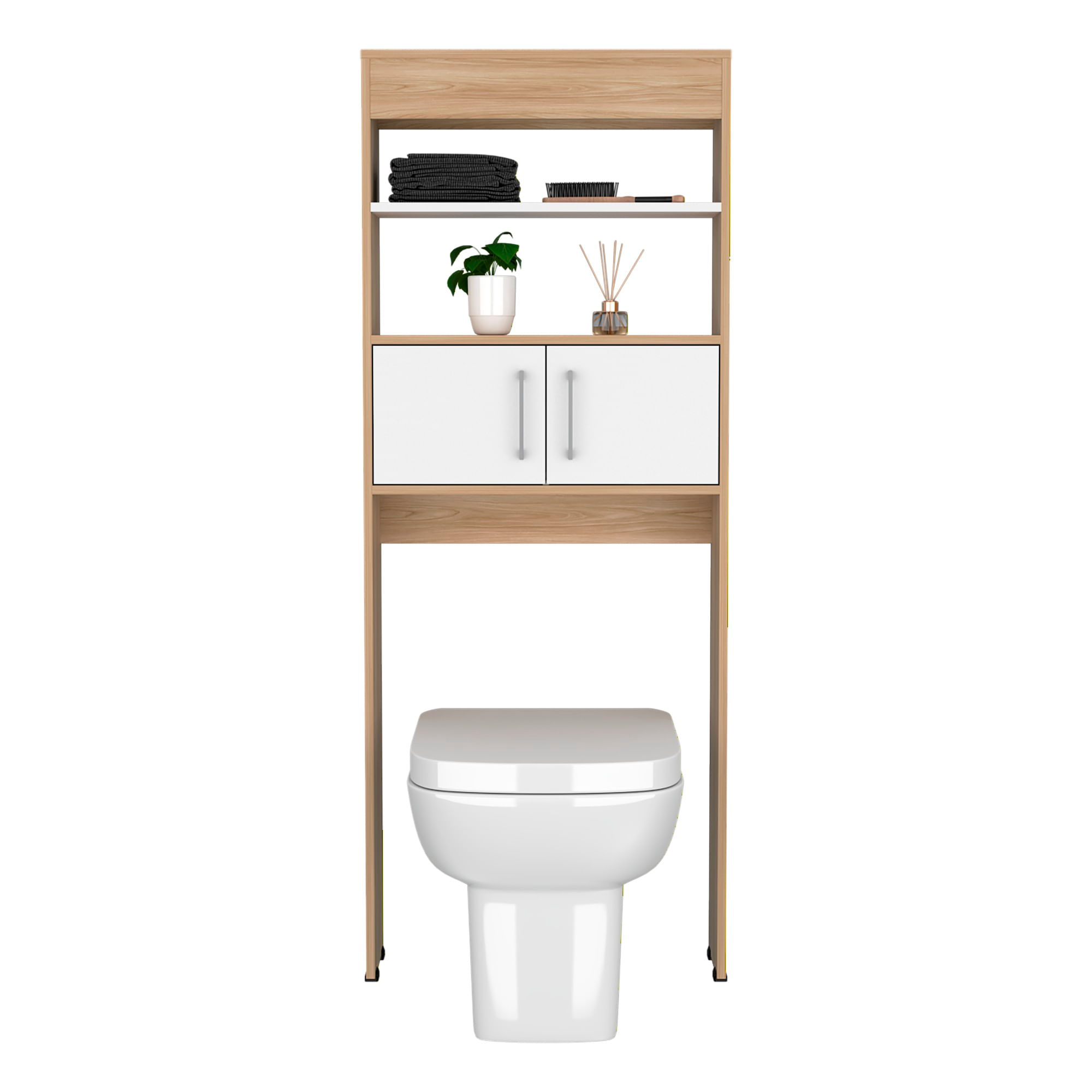 Mueble Optimizador WC Bath Bi Color RTA Fresno Blanco - Imagen 4