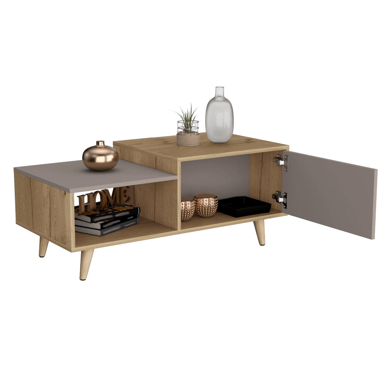 Mesa de centro Bora 100 RTA Duna Taupe - Imagen 1