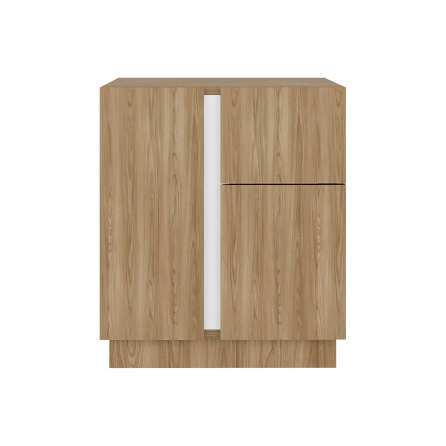 Mesa de noche Carmi 52X45X40 RTA Fresno Blanco - Imagen 7