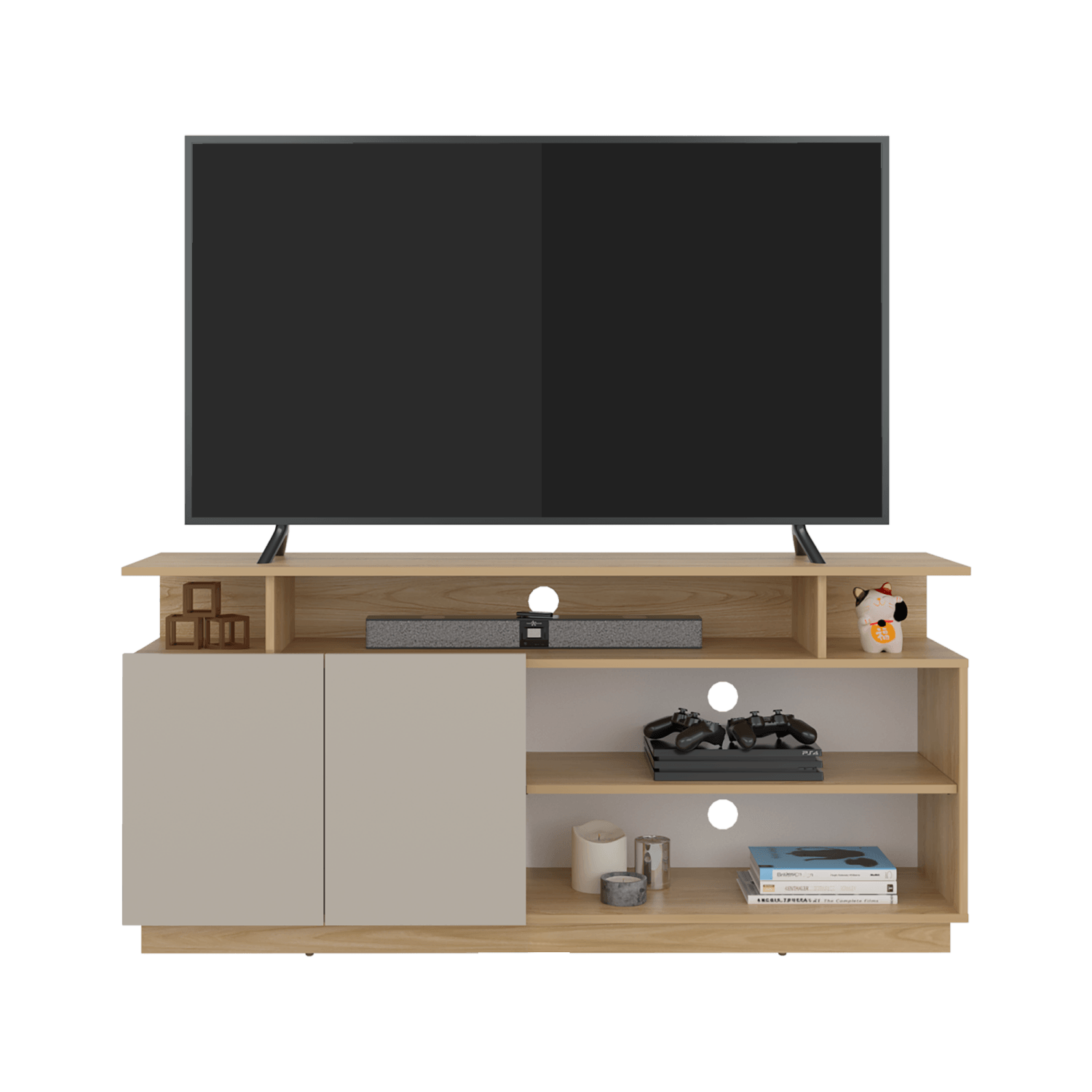 Mesa de TV Hope 65" 70X150X35 RTA Fresno Capri - Imagen 4